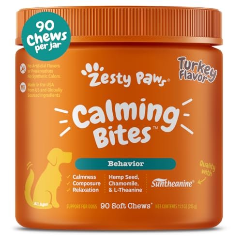 3. Zesty Paws Calming Bites (90 ct) — Most Reviewed Alternative