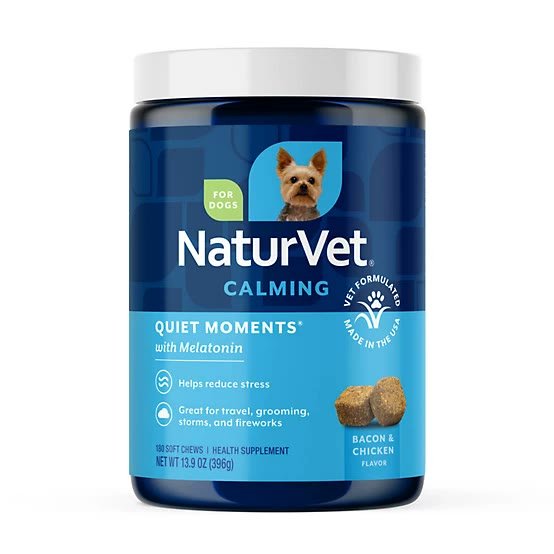 5. NaturVet Quiet Moments (70 ct) — Best for Travel Upset Stomachs
