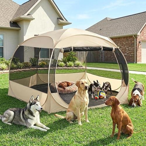 EighteenTek Gazebo-Style Dog House — Best Giant Gazebo