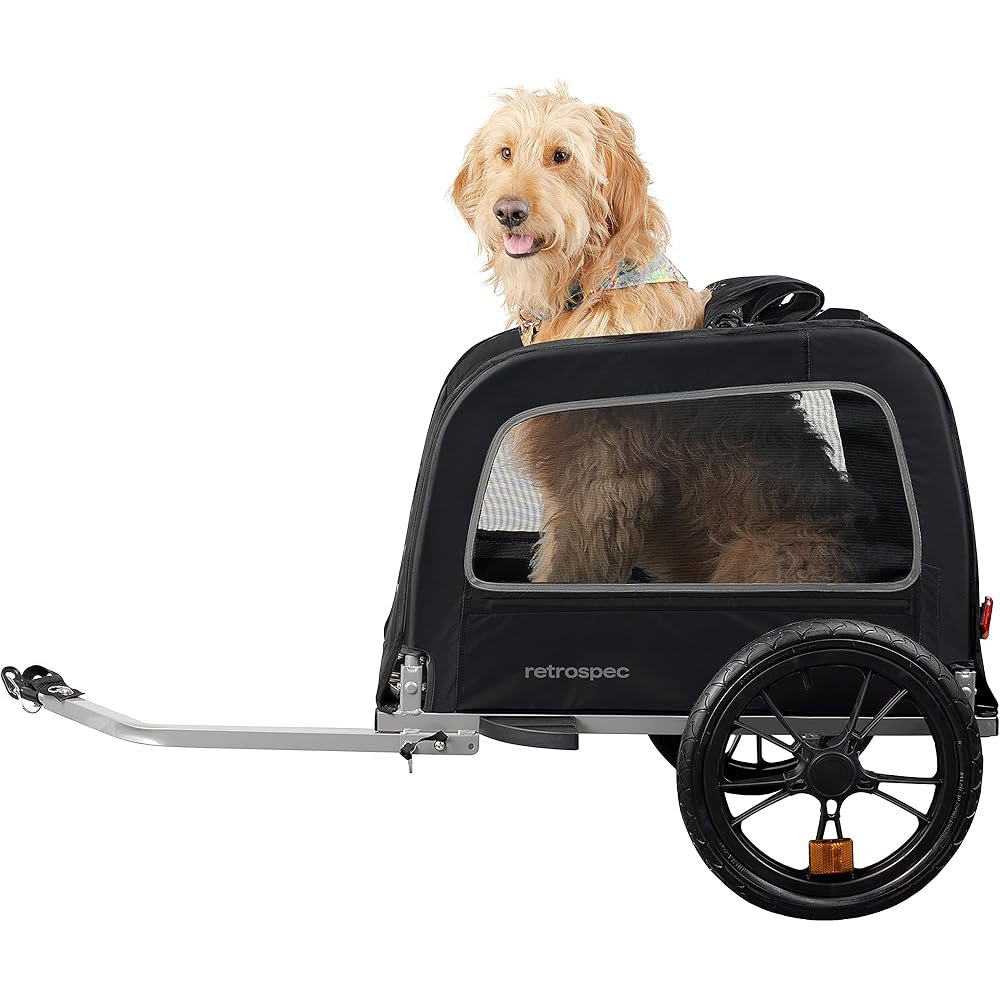 6. Retrospec Rover Waggin' Pet Bike Trailer (Blue Ridge) — Best premium light