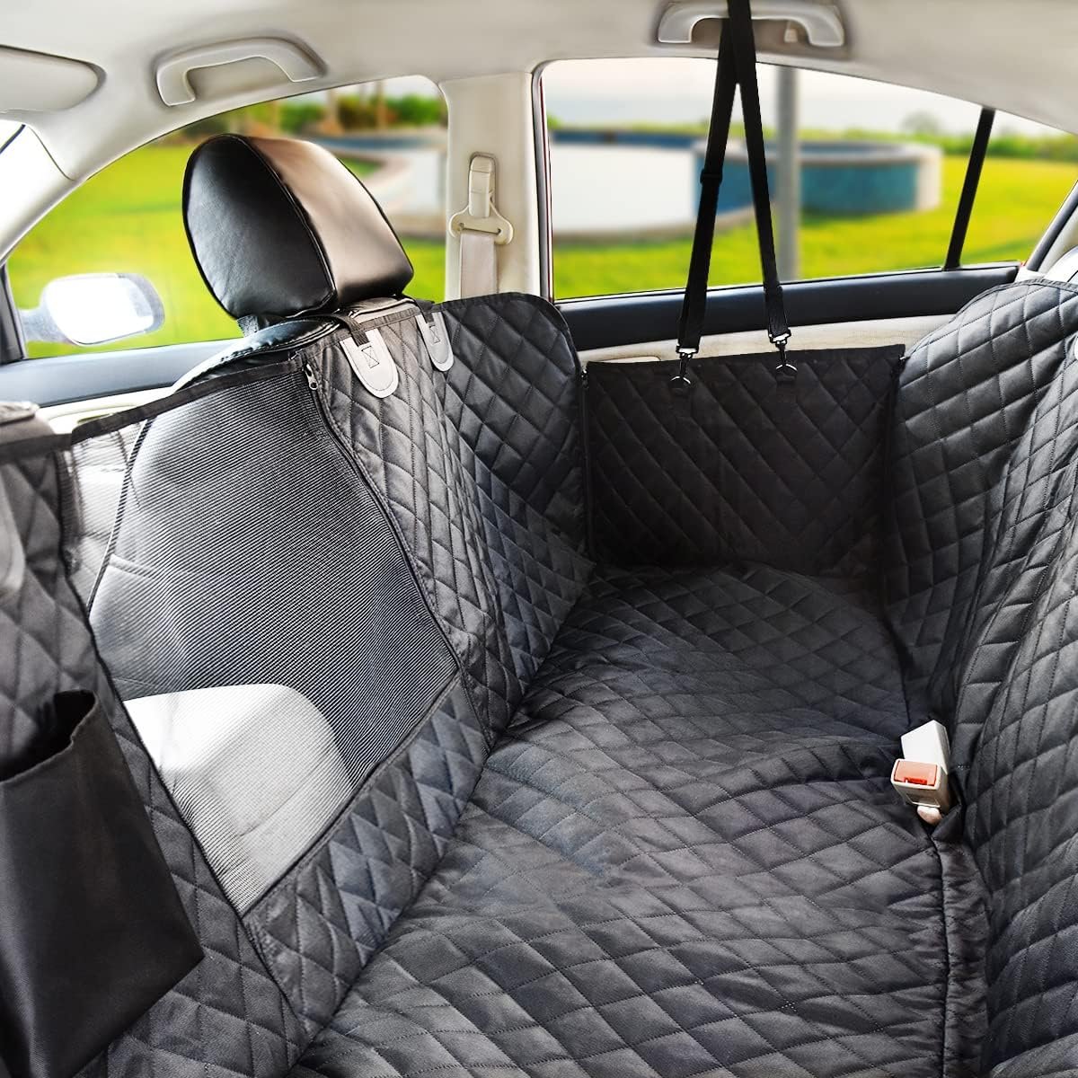 5. Vailge 6-in-1 Dog Car Seat Cover — Best convertible premium
