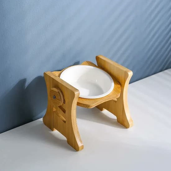 6. ZPirates Bamboo Stand (9″, Medium) — Best for Medium Dogs