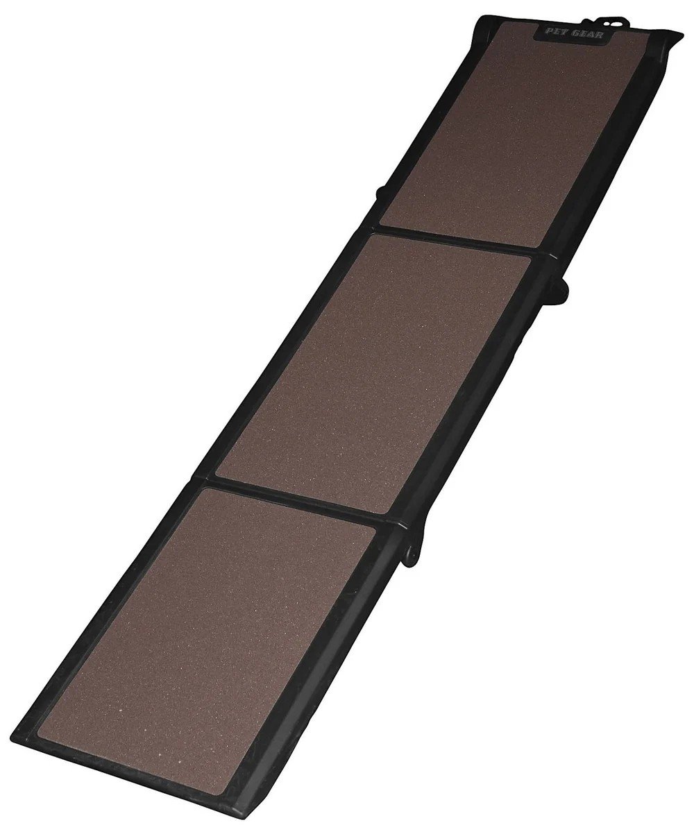Pet Gear Travel Lite Tri-Fold Ramp, Chocolate, 71 inch