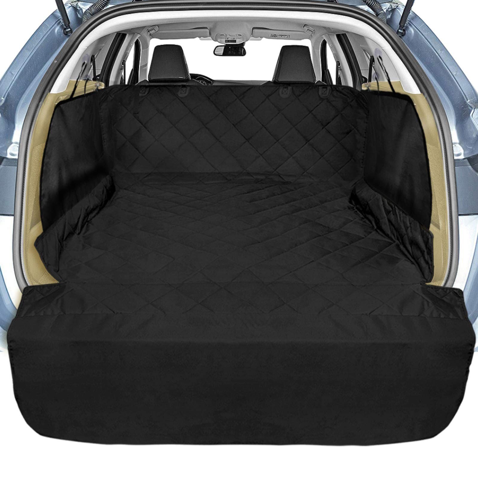 Veckle SUV Cargo Liner for Dogs (Large, Black)