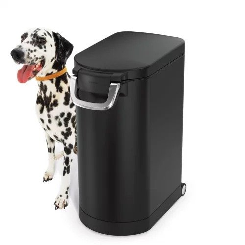 simplehuman 30L large pet food can, matte black