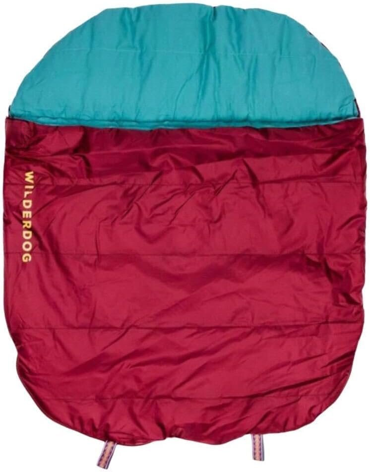 Wilderdog Dog Sleeping Bag, 36in x 28in, Maroon