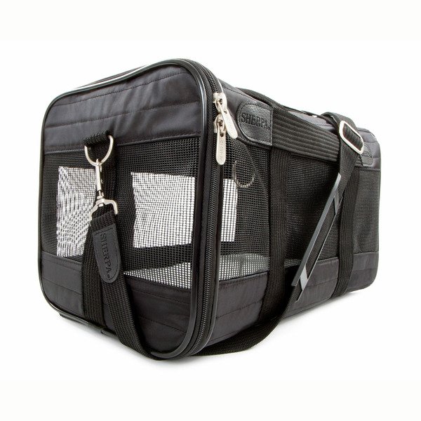 Sherpa Original Deluxe Travel Pet Carrier, Medium, Black