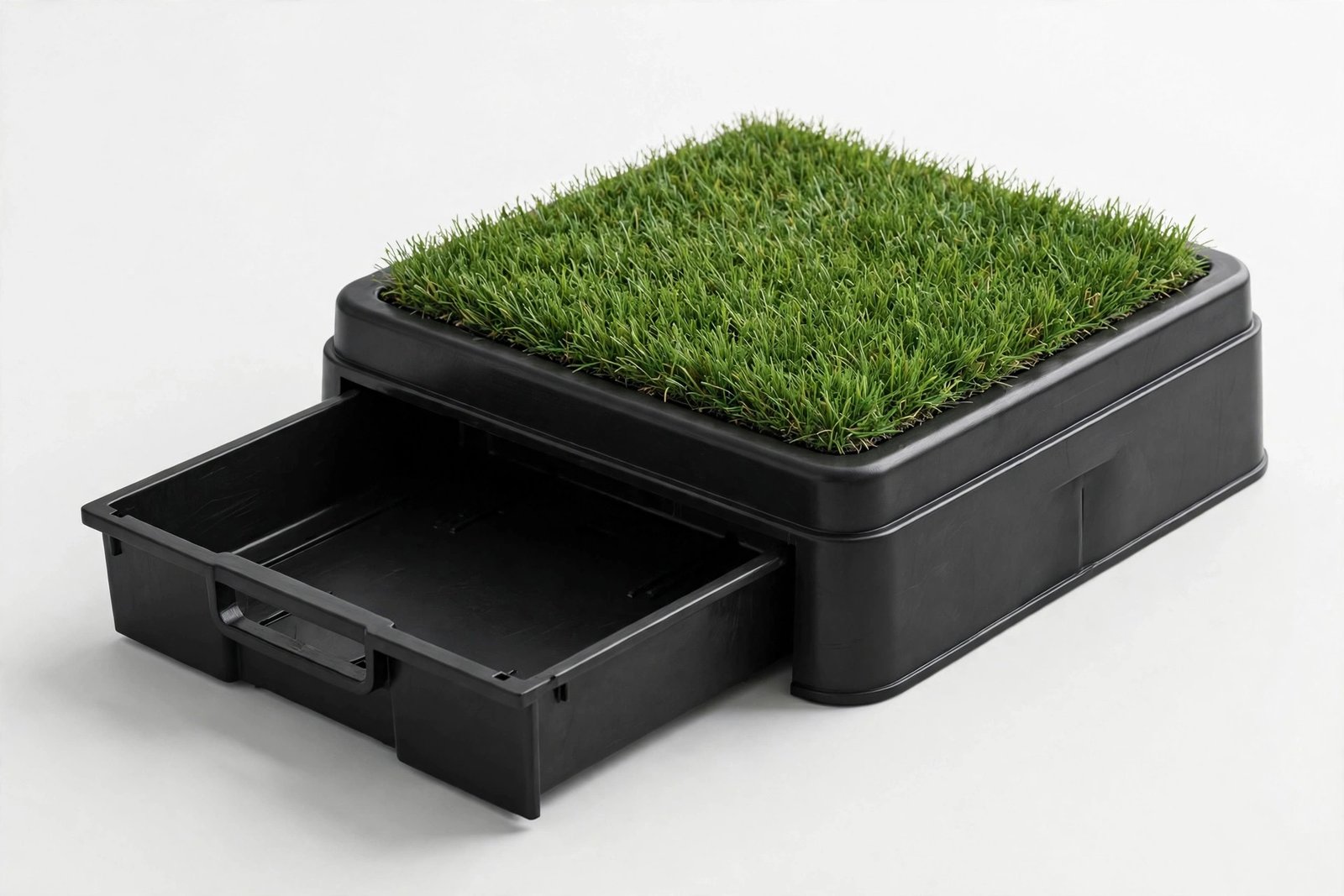 PetSafe Pet Loo Indoor Pet Toilet, Portable Dog Potty Station, Grass Pad Tray of Synthetic Grass Mat, Large