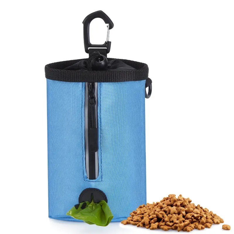 Ownpets small-size pet training treat pouch with drawstring closure