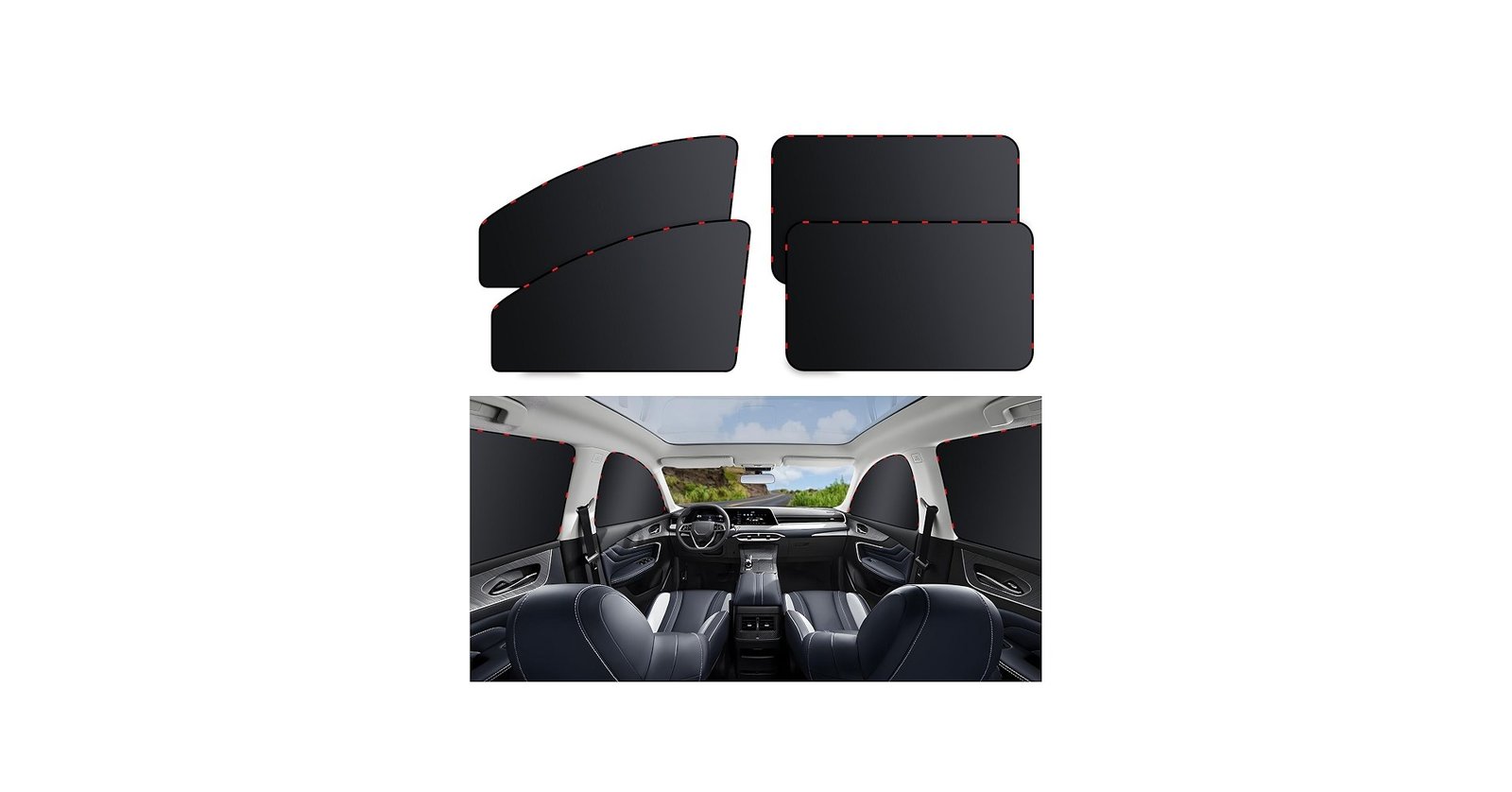 ZATOOTO Magnetic Car Window Curtains
