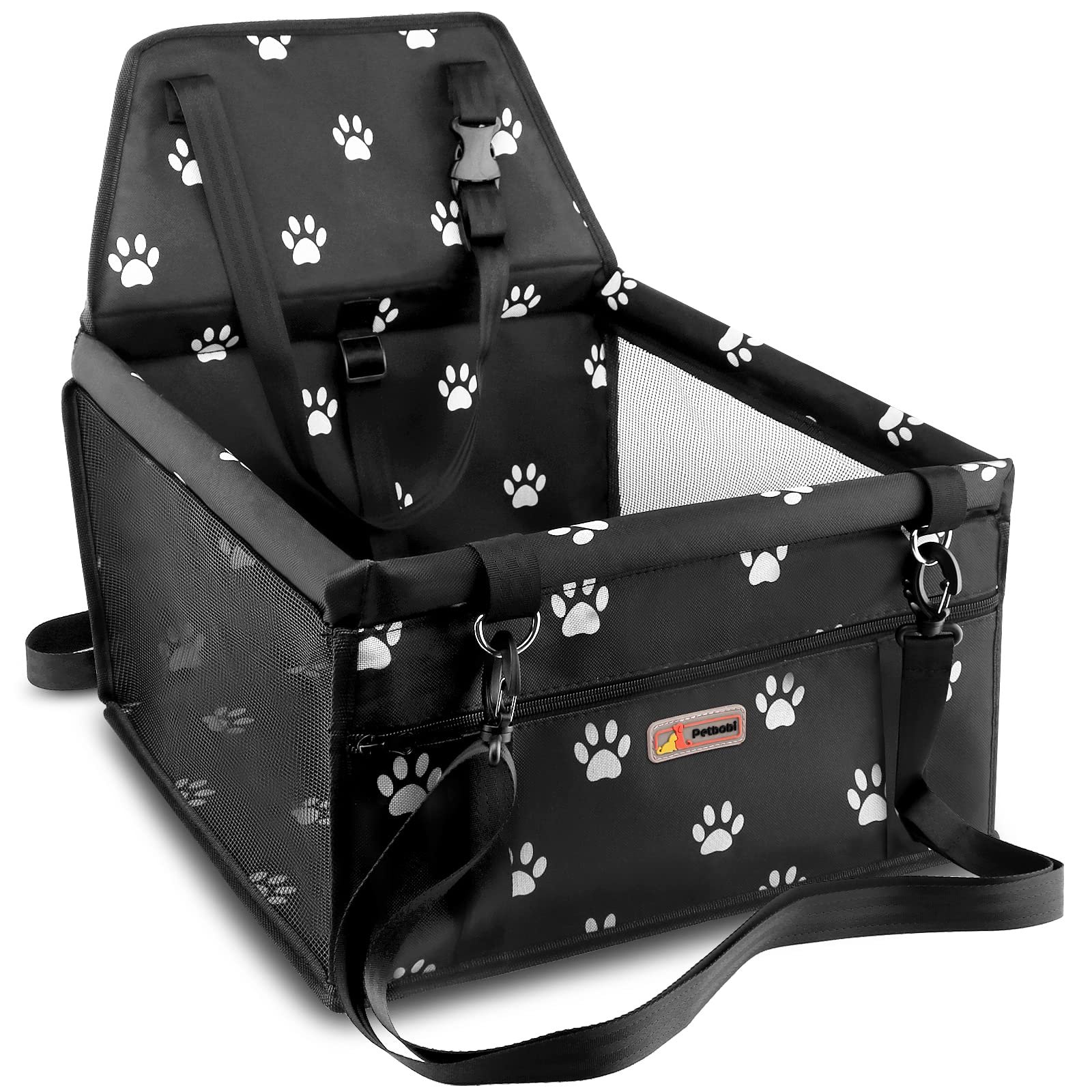 Petbobi reinforced car booster seat for small pets