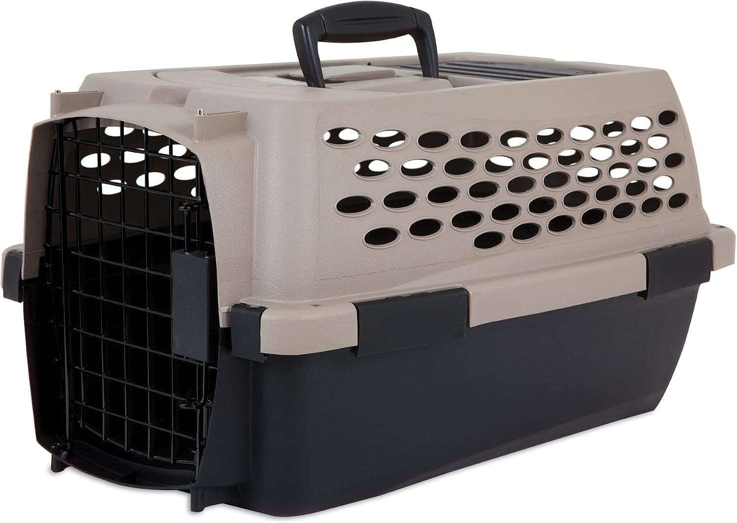 Petmate Vari Kennel 19-inch taupe and black
