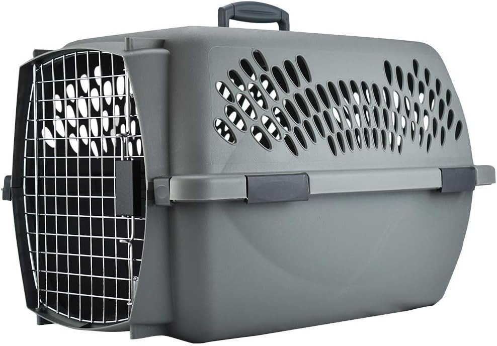 Petmate Aspen Pet Porter Fashion Kennel 19-inch with squeeze latch steel door and side ventilation