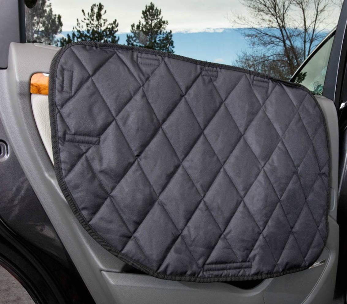 4Knines quilted car door cover pair