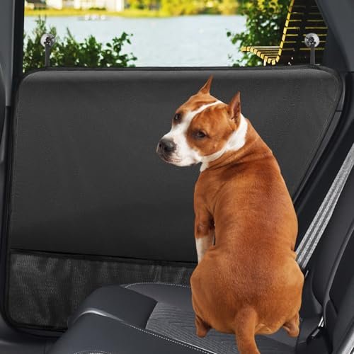 fidozen full-door car door protector with mesh pockets