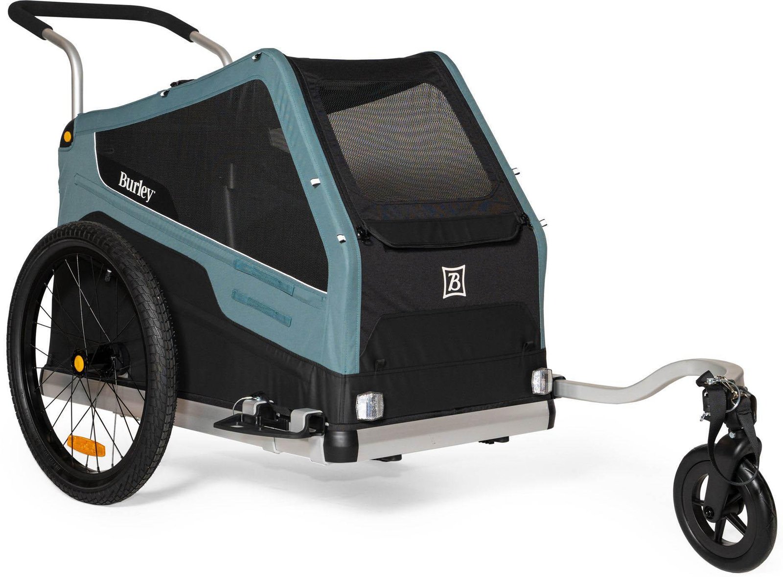 Burley Bark Ranger XL dog bike trailer, blue spruce