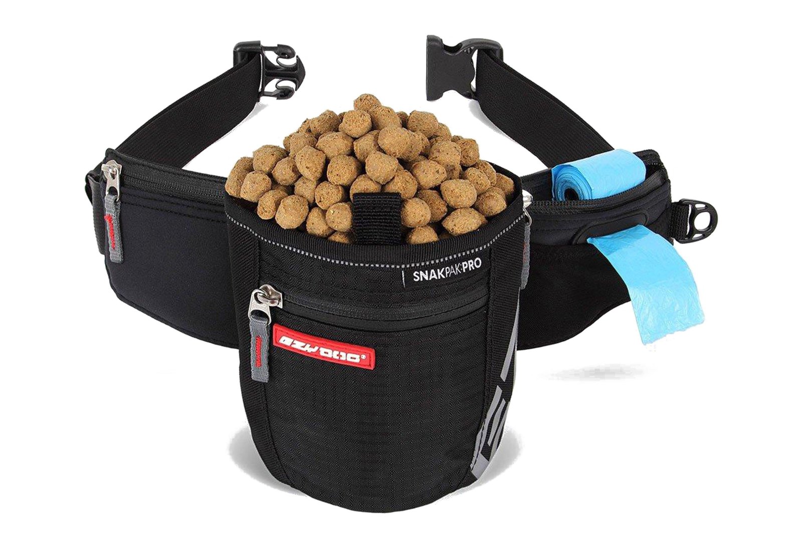 EzyDog SnakPak Pro Dog Treat Bag, Black