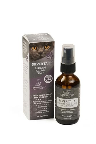 Tranquil Tails Silver Tails Pheromone Calming Spray for Senior Dogs — Best for senior dogs
