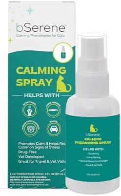 2. bSerene Calming Spray for Cats — Best cat-specific