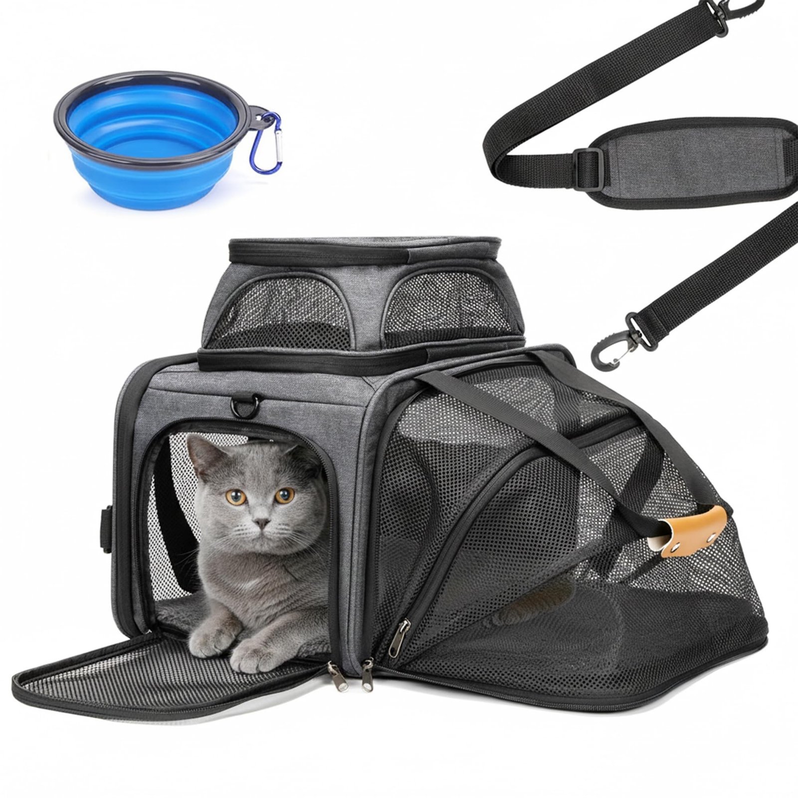 JUNGYOON Premium Cat Carrier — Best Budget Fold-Flat