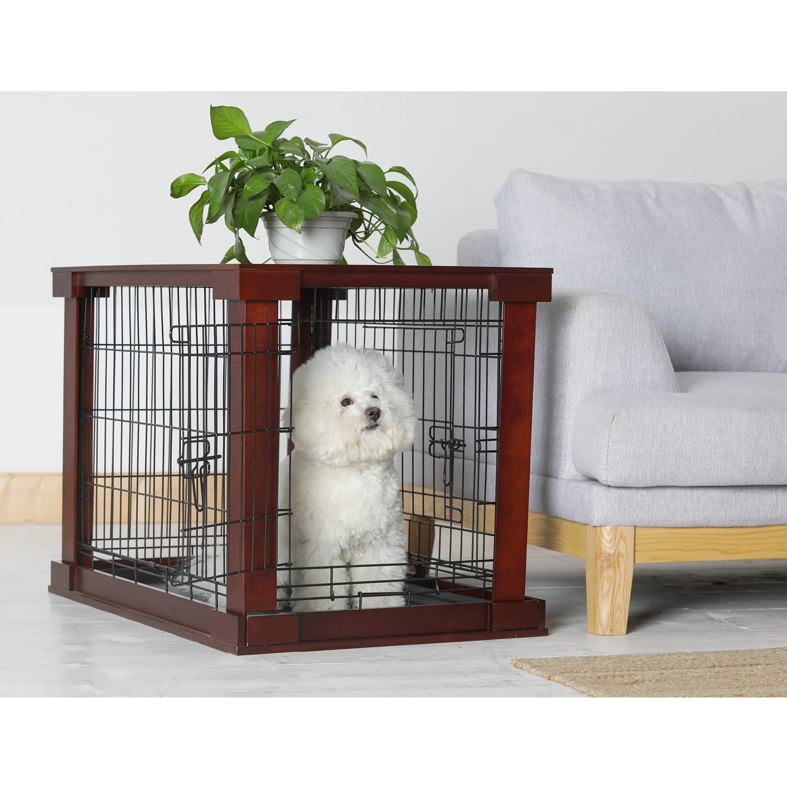 5. Merry Products Slide Aside Crate + Cover — Best for Puppy Training