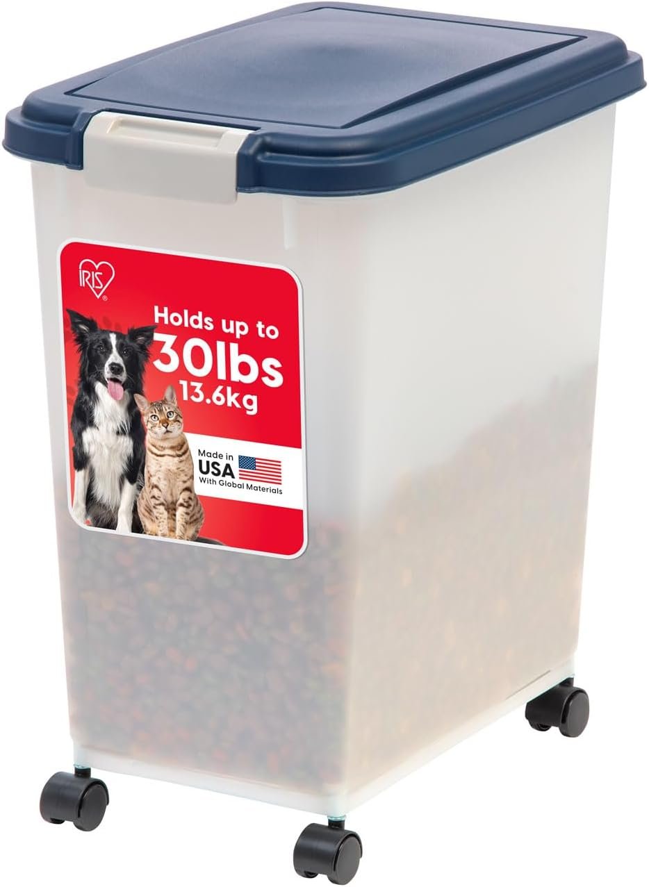 4. IRIS USA Airtight Pet Food Container (30 lb) — Best brand-name keeper