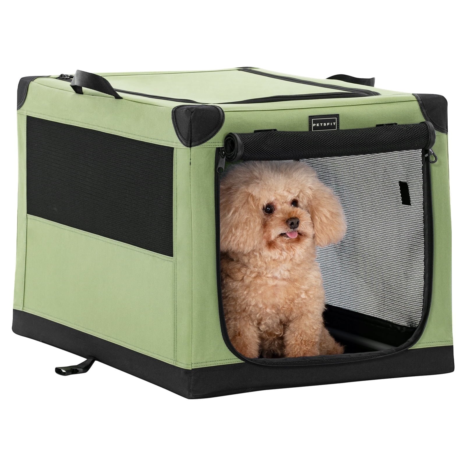 6. Petsfit Collapsible Small Dog Crate — Best for Small Dogs & Cats