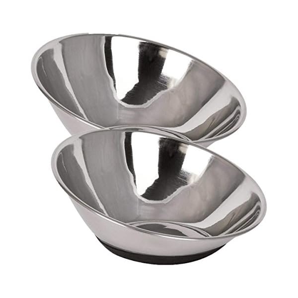 2. OurPets Tilt-A-Bowl Stainless Steel (Small, 2.5 Cup) — Best Tilted Design