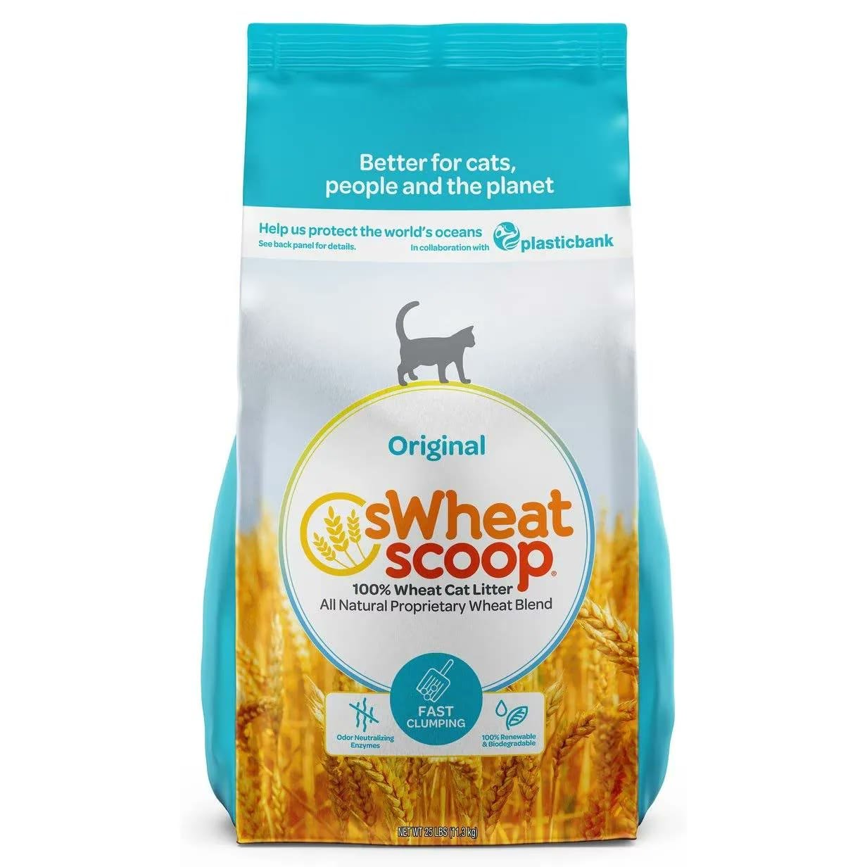 2. sWheat Scoop Original / Fast-Clumping (25 lb) — Best for Single Cats