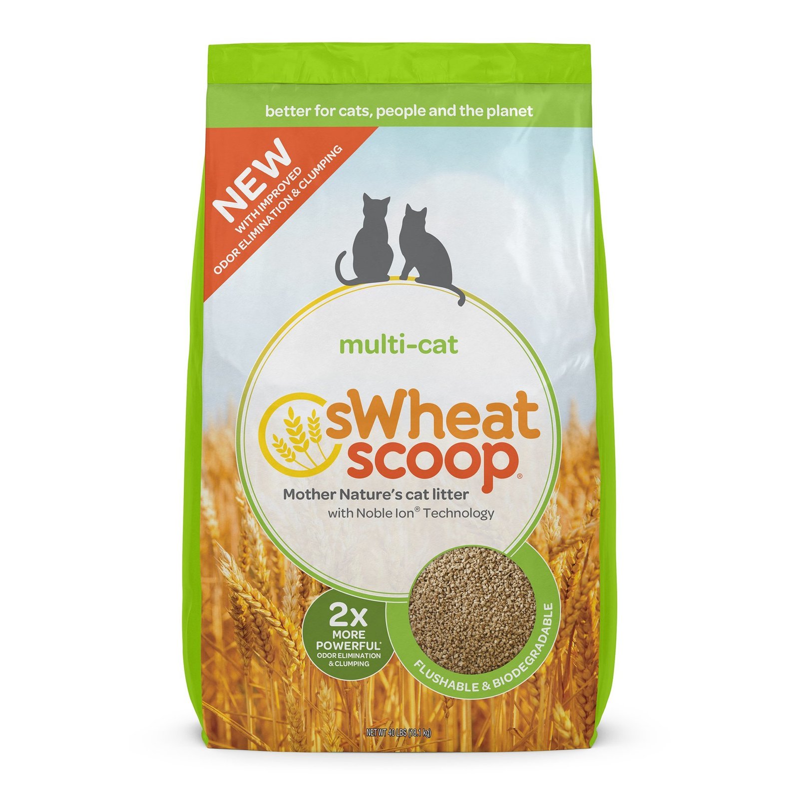 3. sWheat Scoop Multi-Cat (40 lb) — Best Bulk Value
