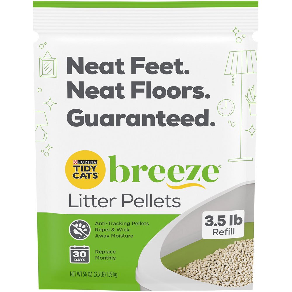 4. Tidy Cats Breeze Litter Pellets, 3.5 lb (4-pack) — Best Pellet Refill