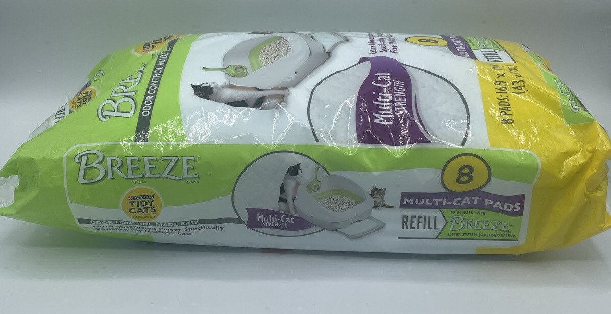 5. Tidy Cats Breeze Multi-Cat Strength Cat Pads (8-ct) — Best Pad Refill