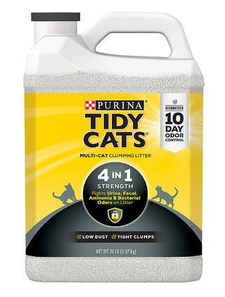 2. Tidy Cats 4-in-1 Strength Multi Cat (2 × 20 lb jugs) — Best Classic Clumper