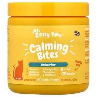 Zesty Paws Calming Chews for Cats, 60ct — Best Known Brand