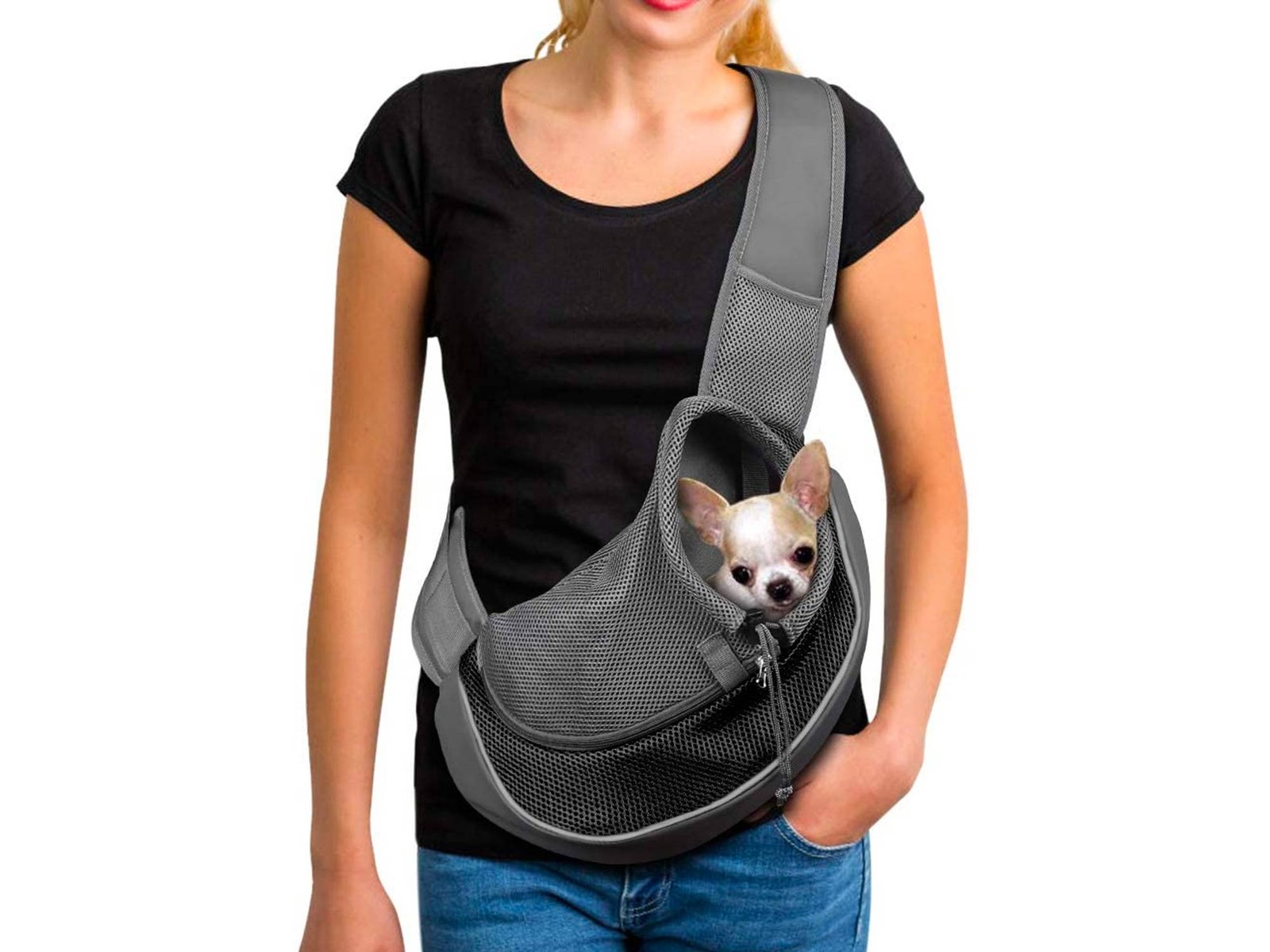 4. YUDODO Pet Sling Carrier (M) — Best washable