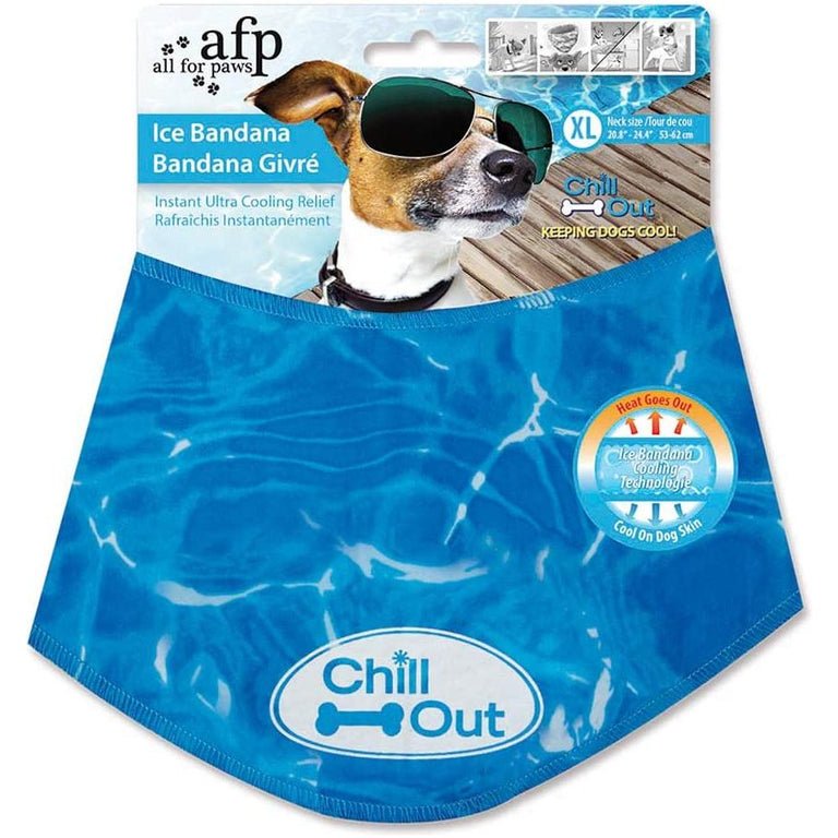 ALL FOR PAWS Chill Out Ice Bandana (Small) — Best for Small Dogs