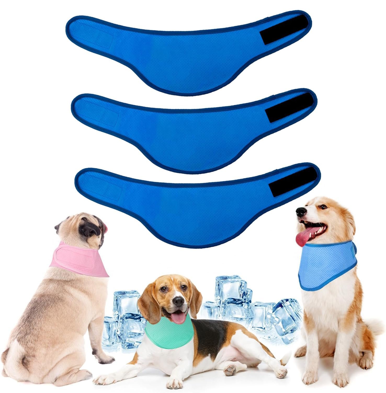 Talltalk Dog Cooling Bandana (3-Pack) — Best 3-Pack Value