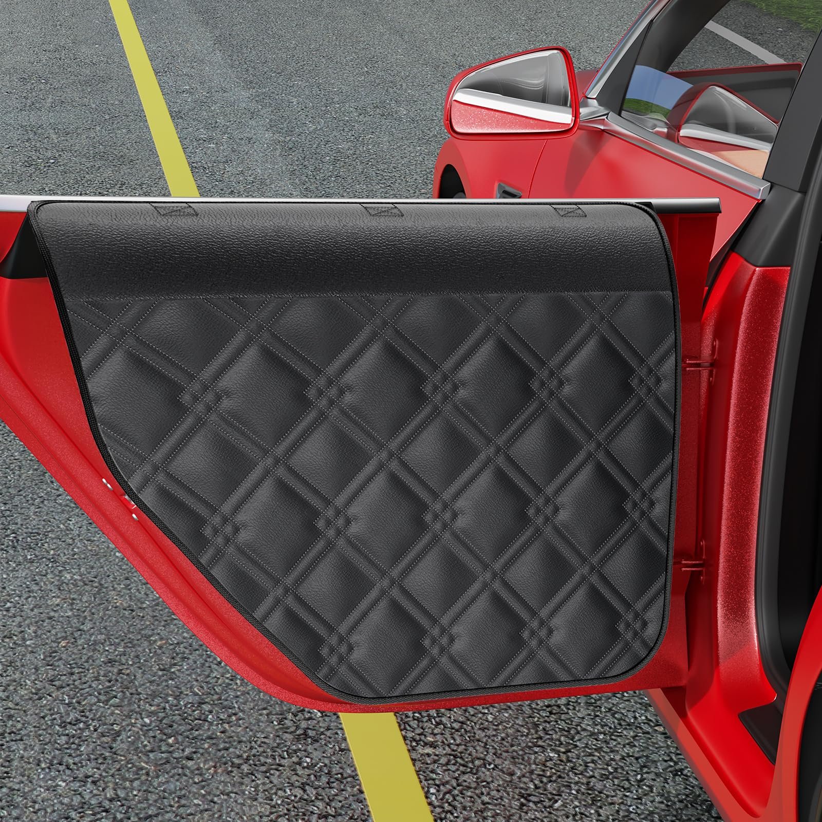 Surfcabin Dog Car Door Protector — Best minimalist quilted look