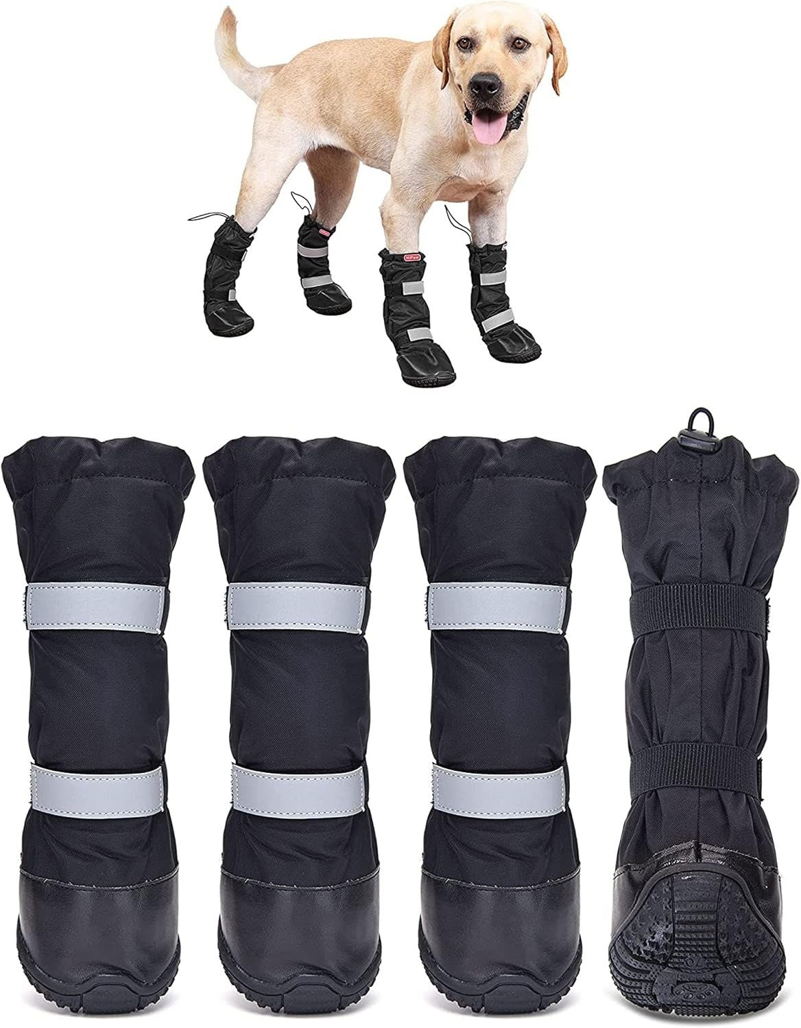Hipaw Waterproof Dog Boots with Extended Cuff — Best Cuff Coverage