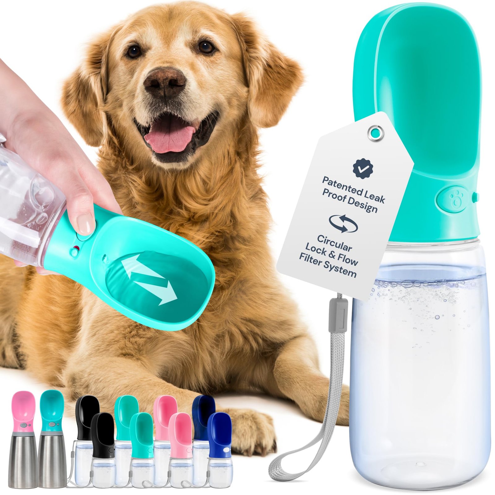 1. MalsiPree Dog Water Bottle (19 oz) — Best budget classic