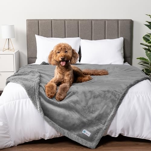 PetAmi Waterproof Dog Blanket (90×90) — Best for bed sharers