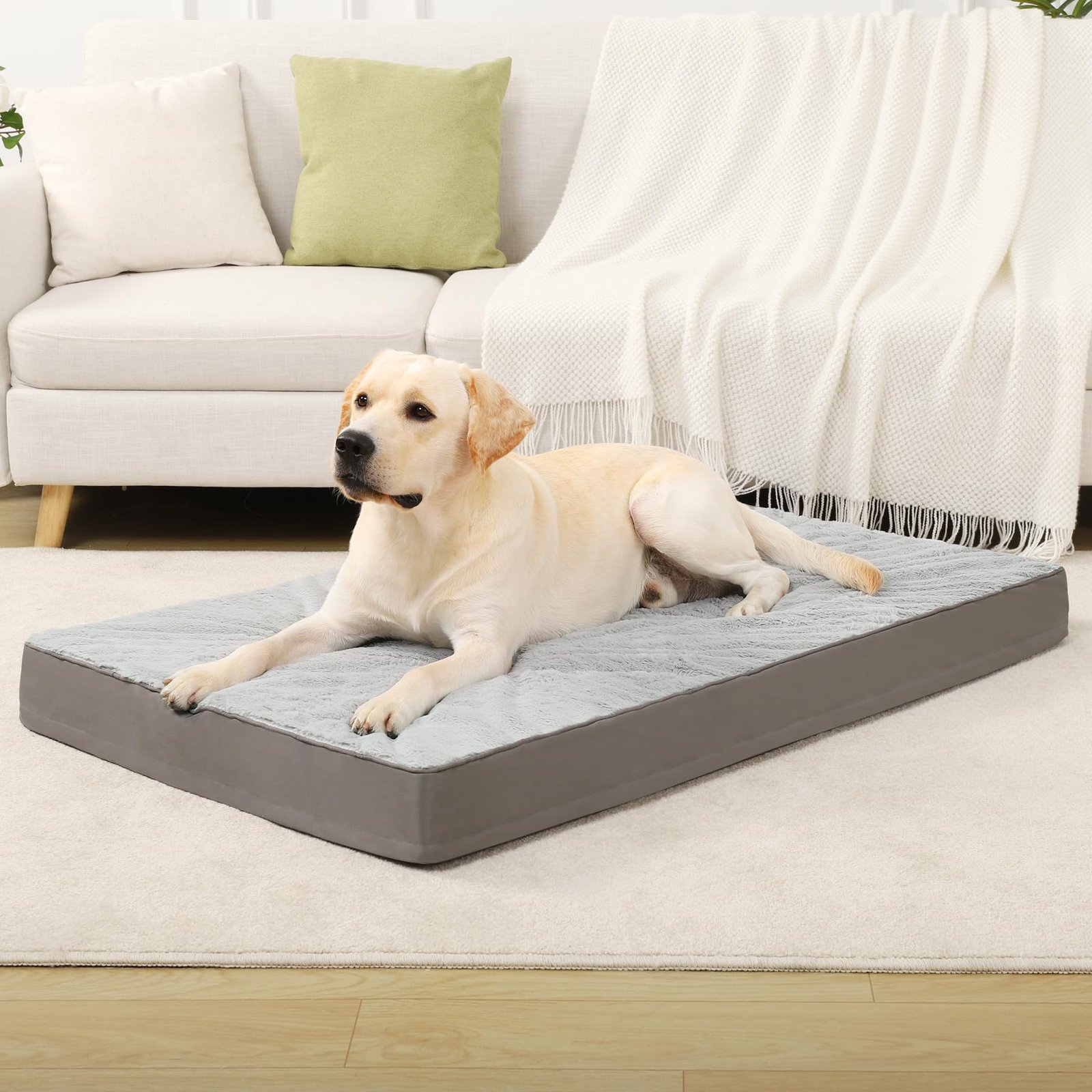 KSIIA Washable Dog Bed, 23×18 (Pink) — Best Light Stable