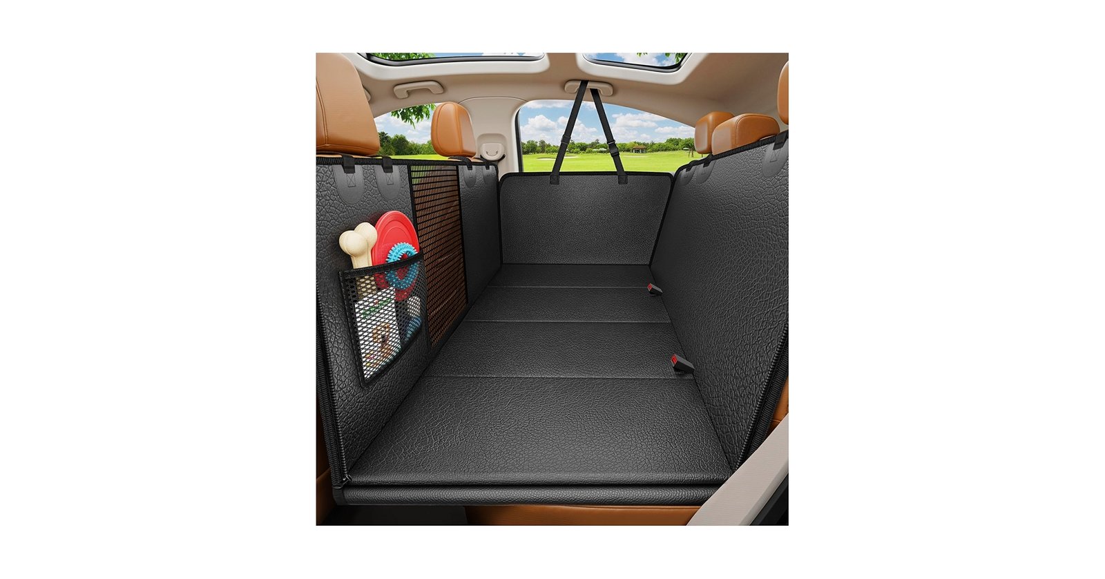 1. URPOWER Hard Bottom Back Seat Extender (400 lb) — Best Overall
