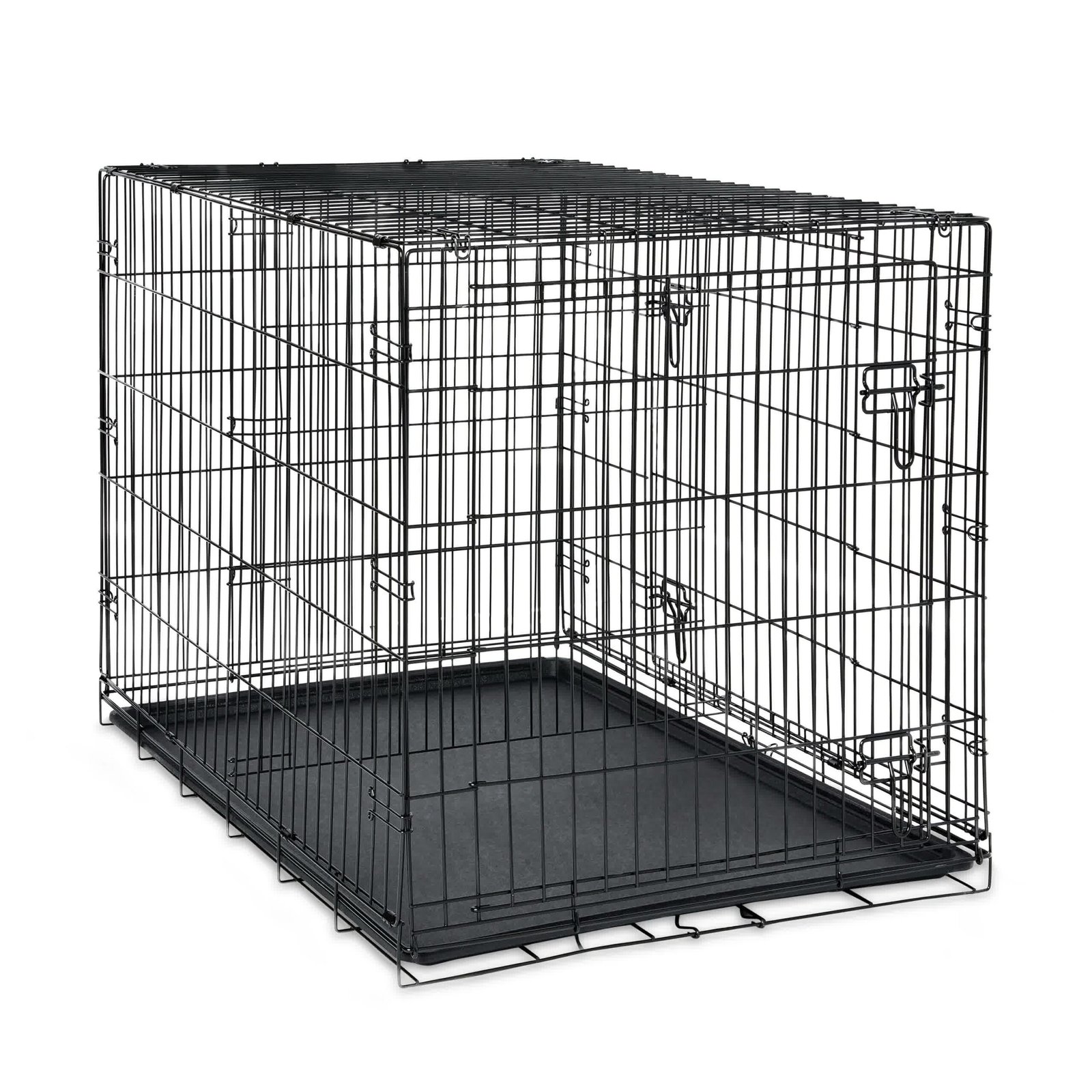 The Crate: Vibrant Life Double-Door Foldable Metal Wire Dog Crate