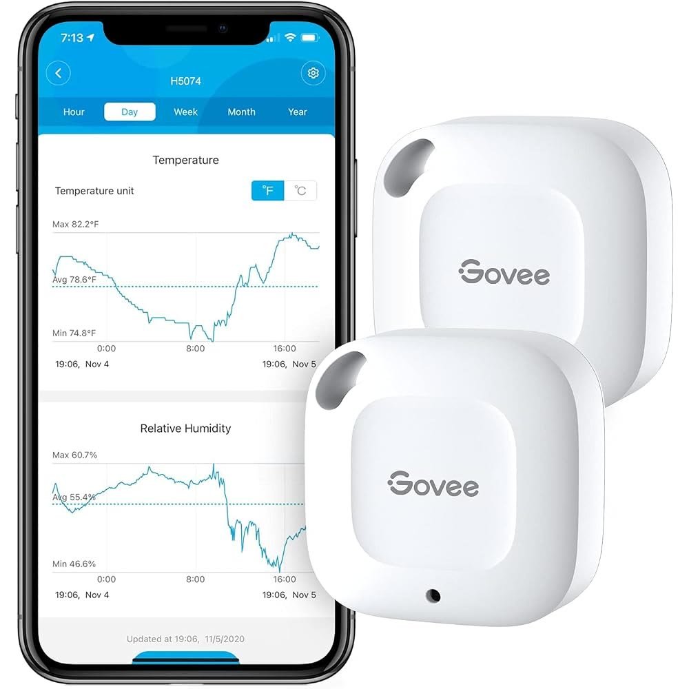 6. Govee Bluetooth Hygrometer Thermometer (H5074) — Budget Supplementary Pick