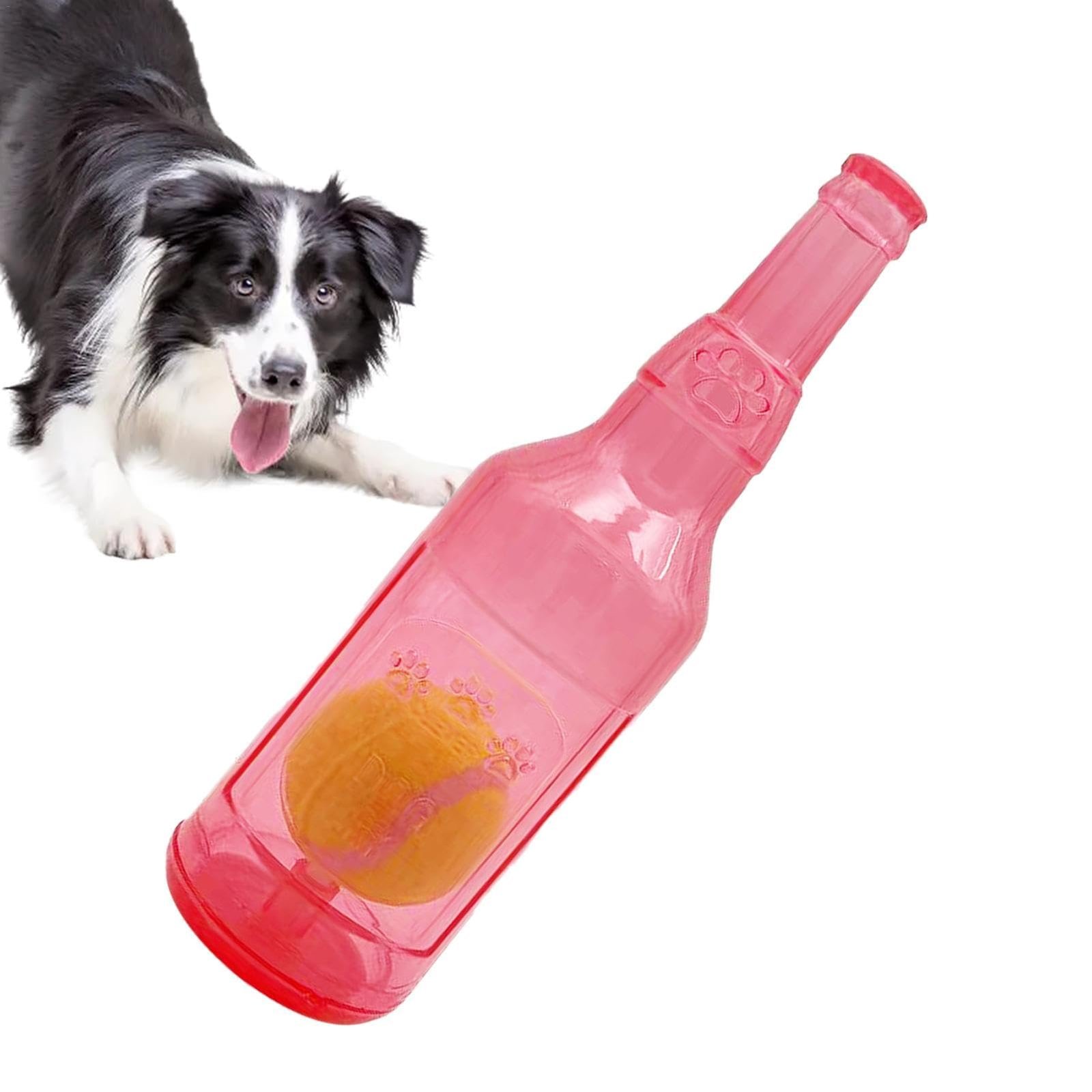 5. Heygueo Ball-in-Bottle Rubber Dog Toy — Toughest Rubber Pick