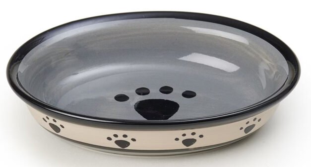 6. PetRageous Oval Metro Stoneware Bowl — Best Ceramic Oval