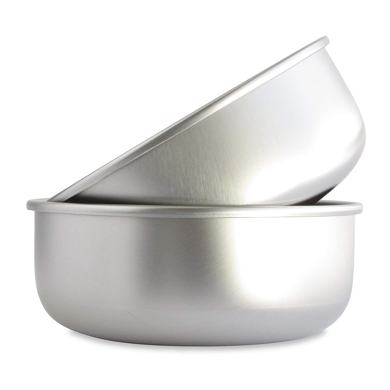 3. Basis Pet Stainless Steel Dog Bowl (2-Pack) — Best Value Alternative